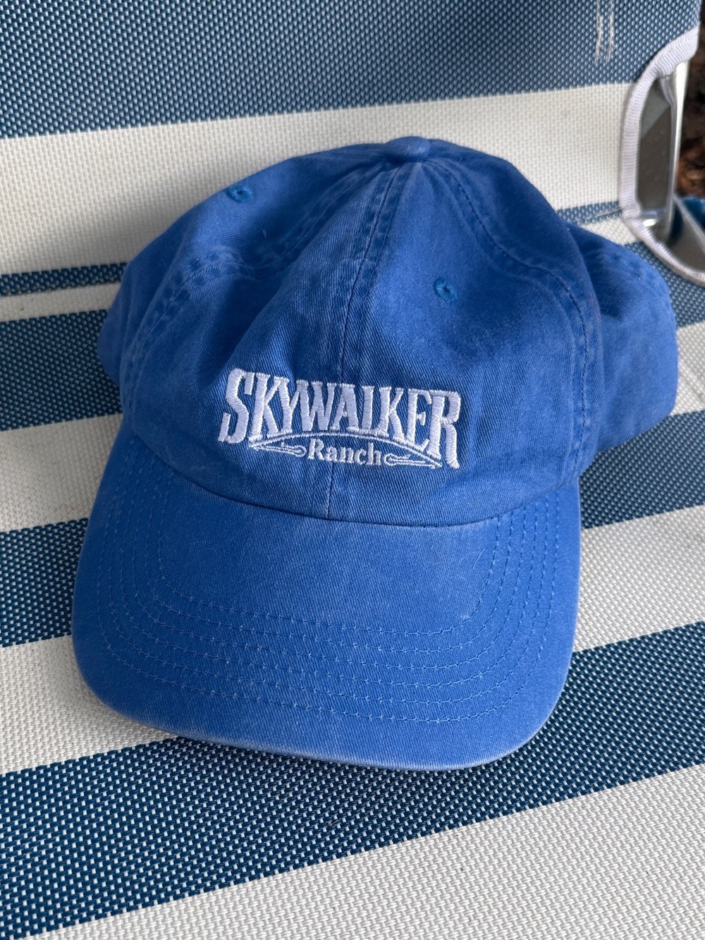 Authentic Skywalker Ranch Blue Embroidered Director Hat Port Authority Cap